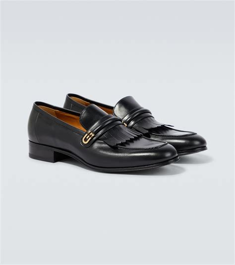 gucci バングル|Gucci fringe loafer.